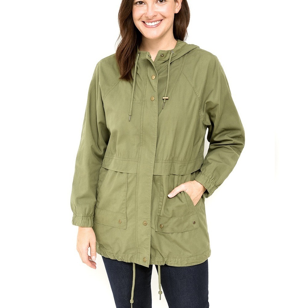 Forever 21 Oversized Army Green Jacket, Size‎ S